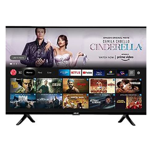 AKAI Television  43 inch Black  AKLT43S-DFL9W Full HD Frameless LED Android Smart TV 1920x1080 pixel