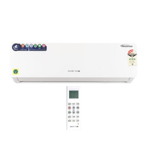 AMSTRAD Air Conditioners 1.5 Ton White  Split Inverter AC AM203SAi 3 Star BEE Rating