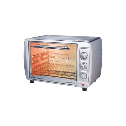 Bajaj Oven Toaster Grill (OTG) 35 L Silver  3500TMCSS