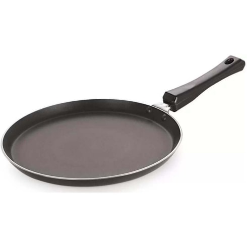 Bajaj Cookware 28 cm Black  IRFT28N Flat Pan