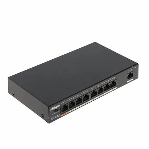 Dahua Network Switch 9 Ports Black  DH-PFS3009-8ET1GT-96