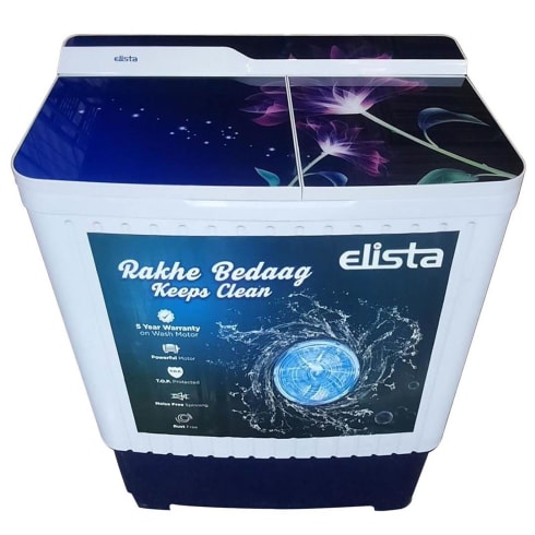 ELISTA Washing Machine 7.2 kg Blue  ELISTA W/M EM72GPB Semi Automatic Top Load