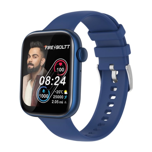 Fire Boltt Smart Watches One Size Navy Blue  Ring 3 BSW043