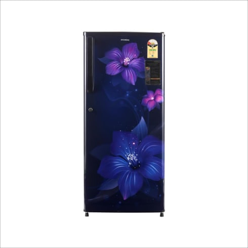 HYUNDAI Refrigerator DC 195 L Blossom Sky  Single door 1 Star  BEE Rating HP211PT