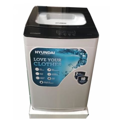 HYUNDAI Washing Machine 6.5 kg Silver  HYT65D2LSK7 Fully Automatic Top Load