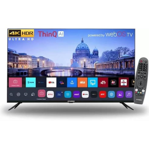 HYUNDAI Television  43 inch Black  SHY43UW2J8 HD (4K) LED Smart WebOS TV 3840 x 2160