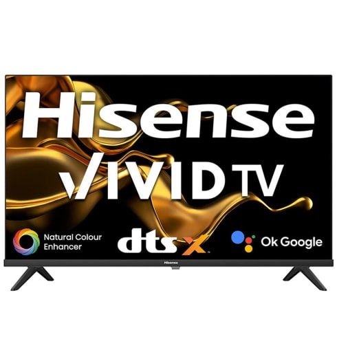 Hisense Television  32 inch Black  32A4G HD Ready with DTS Virtual X LED Smart Android TV (1366 x 768)