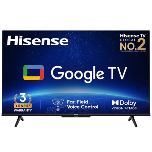 Hisense Television  55 inch Black  55A6H Ultra HD (4K) LED Smart Google TV (3840 x 2160)