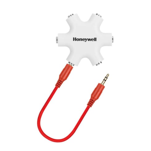 Honeywell Audio Splitter 5 Ports White  ‎HC000037/CBL/AS/WHT Stereo Audio Cable