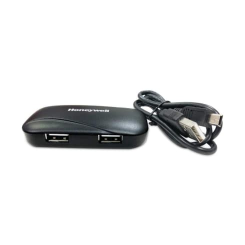 Honeywell USB Adapter Wired Black  HC000003/LAP/NPH/4U/BLK 4 Port USB  Hub 2.0