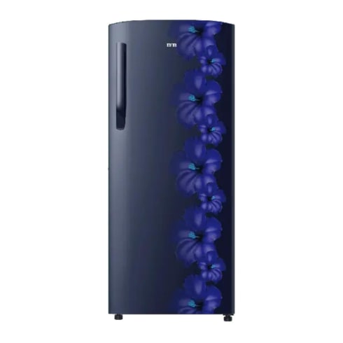 IFB Refrigerator DC 222 L Blue Flower   3 Star BEE Rating Metal‐Cool IFBDC‐2483FBH