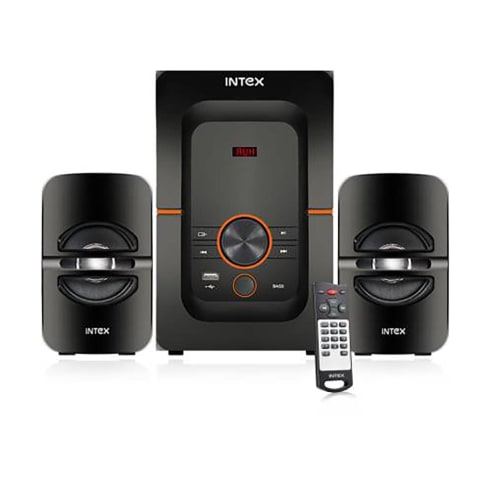 Intex Multimedia Speakers 2.1 Channel Black  Bang Plus FMUB 2.1