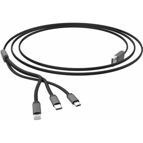 Just Corseca Cables One Size Black  USB Type C Cable DMCH48MLC