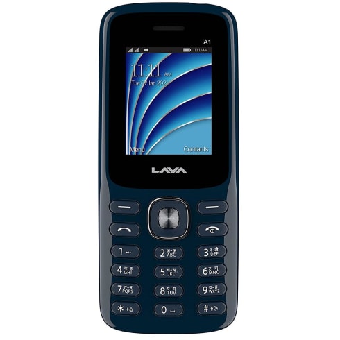 LAVA Featured Phones Dual Sim Blue  A1 2021