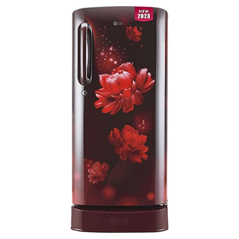 LG Refrigerator DC 190 L scarlet charm  DIRECT COOLING  5 Star BEE Rating GL-D201ASCU.ASCZEBN