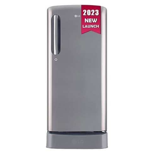LG Refrigerator DC 190 L Shiny Steel  DIRECT COOLING  3 Star BEE Rating GL-D201APZD.BPZZEBN