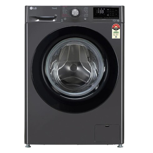 LG Washing Machine 8 kg Black  FHV1408Z2M Fully Automatic Front Load