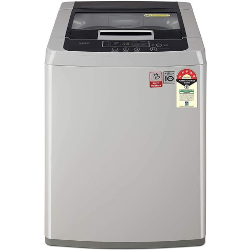 LG Washing Machine 7.5 kg Silver  T75SKSF1Z Fully Automatic Top Load