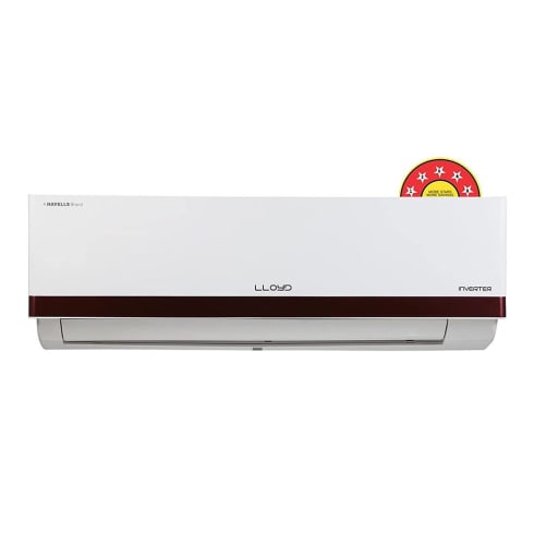 LLOYD Air Conditioners 1.5 Ton White  Split Inverter AC GLS18I5FWCBP 5 Star BEE Rating
