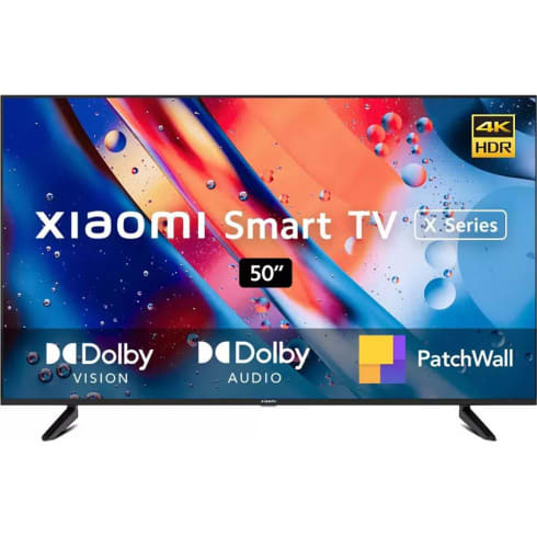 MI Television  50 inch Black  X Series  4K Ultra HD smart Tv  3840 x 2160