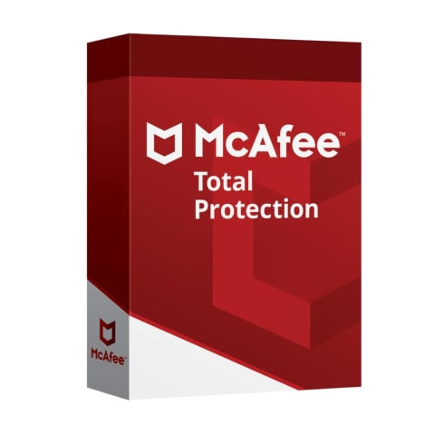 McAfee Antivirus 5 User 1 Year Red  TOTAL PROTECTION