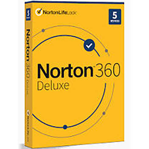 NORTON Antivirus 5 User 1 Year Orange  Norton 360 Deluxe
