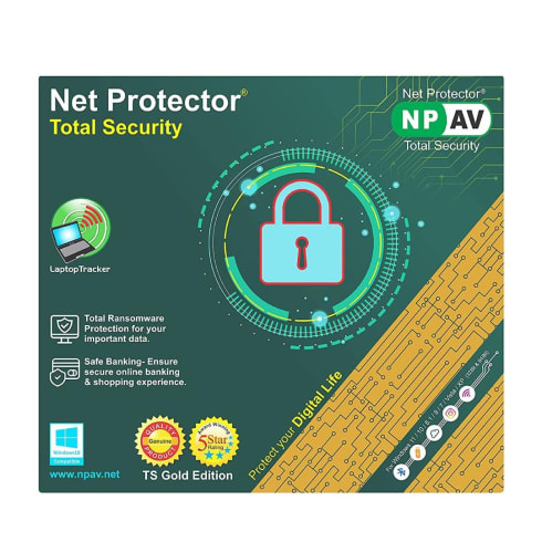 Net Protector Antivirus 1 User 3 Year Green  NPAV