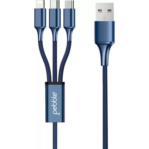 PEBBLE Cables 1 Mtr Blue  Power Sharing Cable PNC311