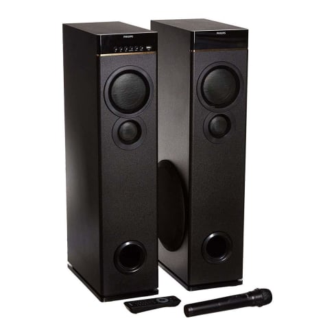 Philips Tower speakers 2.0 Channel Black SPA 9080B