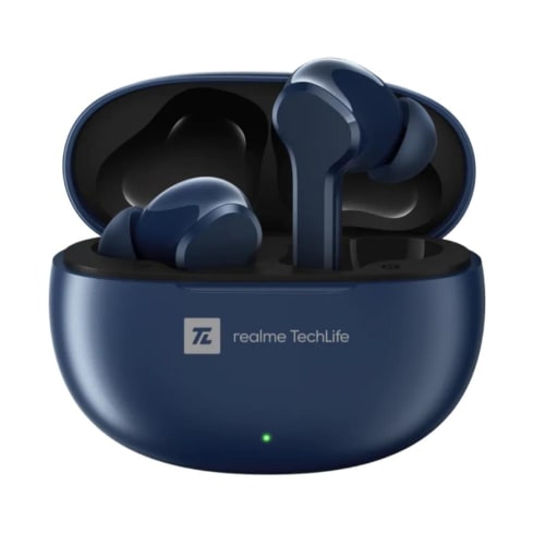Realme Bluetooth Headset One Size Blue  TECHLIFE BUDS T100