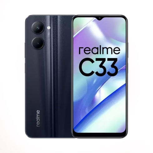 Realme Smart Phones 4GB RAM + 64GB ROM Night Sea  C33