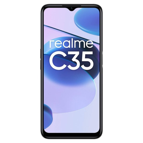 Realme Smart Phones 4GB RAM + 64GB ROM Glowing Black  C35