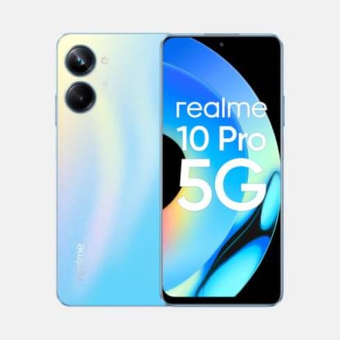 Realme Smart Phones 6GB RAM + 128GB ROM Nebula Blue  REALME 10 PRO 5G Android
