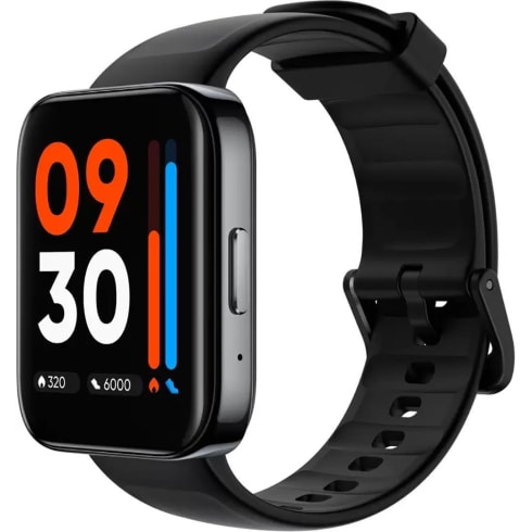Realme Smart Watches One Size Black  Watch 3 - 1.8 inch Horizon Curved Display with Bluetooth Calling RMW2108
