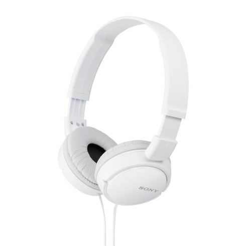 SONY Wired Headphone One Size White  MDR ZX110