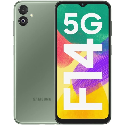 Samsung Smart Phones 6GB RAM + 128GB ROM Green  F14 5G