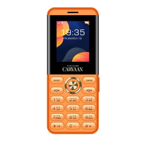 Saregama Carvaan Featured Phones Dual Sim Orange  Don M12