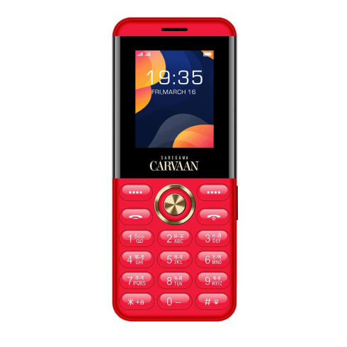 Saregama Carvaan Featured Phones Dual Sim Tulip Pink  Don M12