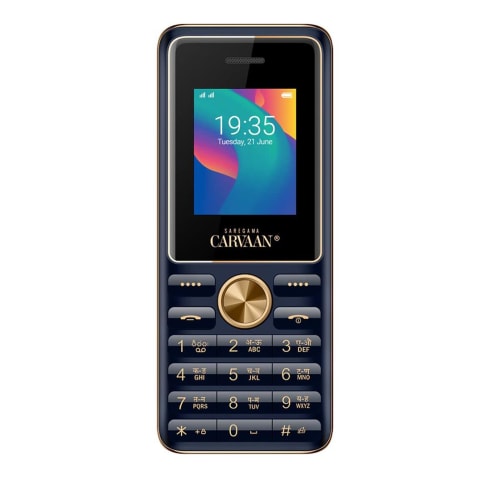 Saregama Carvaan Featured Phones Dual Sim Blue   M11