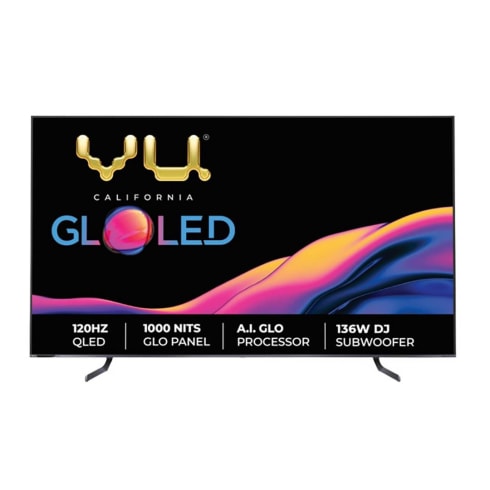 VU Television  98 inch Black  98QV GloLED 4K QLED TV (3840 x 2160)