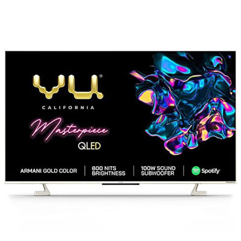 VU Television  65 inch Black  65GLOLED QLED Ultra HD (4K) Smart Android TV (3840 x 2160)
