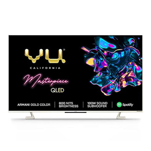 VU Television  65 inch Black  65GLOLED QLED Ultra HD (4K) Smart Android TV (3840 x 2160)
