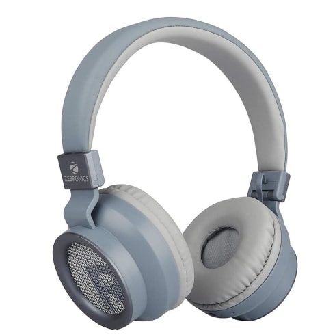Zebronics Bluetooth Headphones One Size Blue  ZEB-BANG