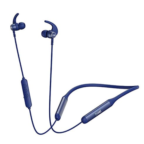 boAt Bluetooth Headset One Size Blue  Rockerz 330 Pro
